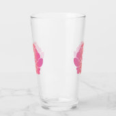 pioenroos bloem glas (Links)
