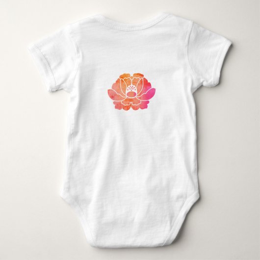pioenroos bloem romper (Achterkant)