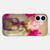 pioenroos boeket in glazen vazen Case-Mate iPhone case (Achterkant (horizontaal))