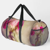  pioenroos boeket in glazen vazen plunjezak (Rechterhoek)