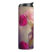  pioenroos boeket in glazen vazen thermosbeker (Gedraaid links)