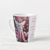 Pioenroos Fee Latte Mok (Linkerhoek)