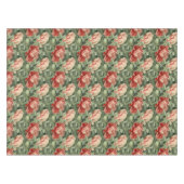 pioenroos Patroon Salie Groen & Roos Tafelkleed (Voorkant (Horizontaal))