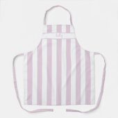 Pioenroze Candy Stripe Schort (Voorkant)