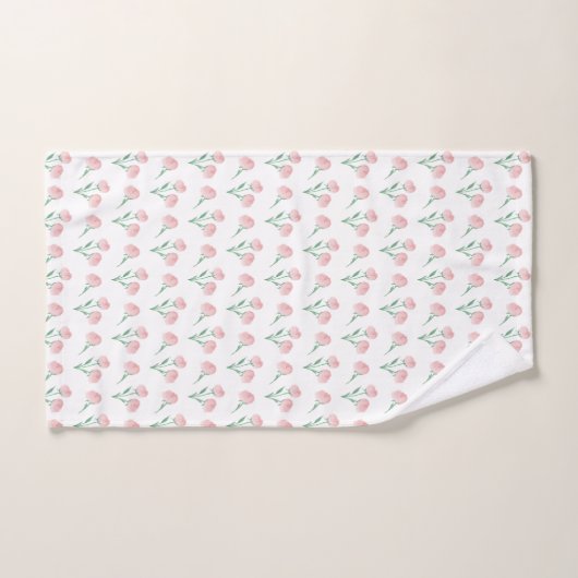 Pioenroze Handdoek, Preppy Universiteit of Bruisfe Bad Handdoek (Handdoek)