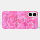 Pioenroze iPhone Hoesje-Een Vriend Liefheeft Altij Case-Mate iPhone Case (Achterkant (horizontaal))