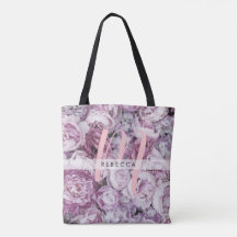 Pioenroze Rozen Bloemrijke Monogram