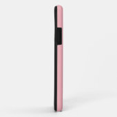 Pioenroze Stevige Kleur | Minimalistische naam Case-Mate iPhone Case (Achterkant/rechts)