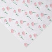 Pioenrozen Alsjeblieft Pretty Preppy Roze Tissuepapier (Detail)