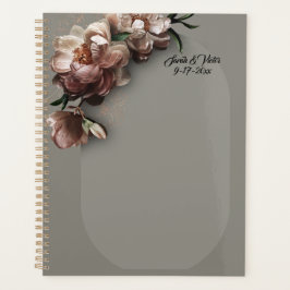 Pioenrozen Briefpapier Planner
