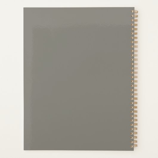 Pioenrozen Briefpapier Planner (Achterkant)