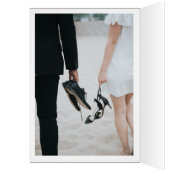  pioenrozen bruiloft foto dank u kaart (Binnen (Links))