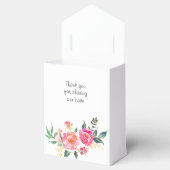 Pioenrozen dank je favorietendoos bedankdoosjes (Geopend)