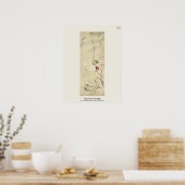 Pioenrozen en Bamboe - Wang Chengpei, Qing Poster (Keuken)
