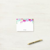 Pioenrozen En Bloesems Personaliseer Post-it® Notes (Op bureau)