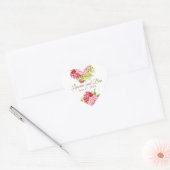 Pioenrozen en Hortensia Hart Stickers (Envelop)