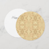 Pioenrozen en Textiles Kaart (Voorkant / Achterkant)