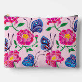 Pioenrozen en Vlinders Patroon Etui (Voorkant)