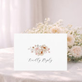 Pioenrozen in Bloei RSVP Kaart