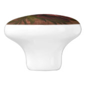 Pioenrozen Keramische Knop (Zijkant)