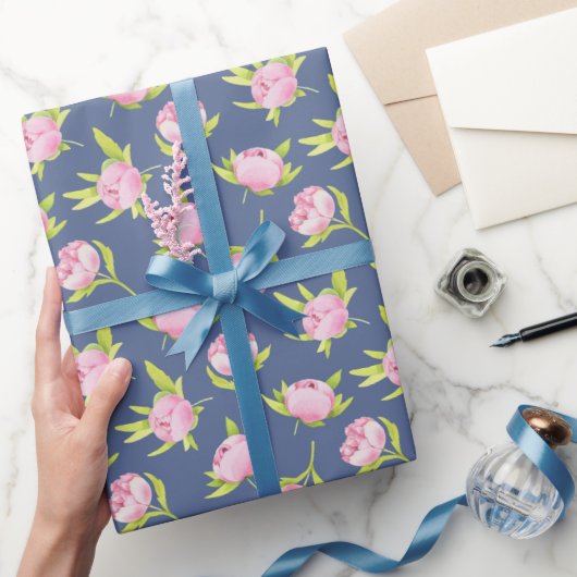 Pioenrozen Patroon Cadeaupapier (Geschenken)