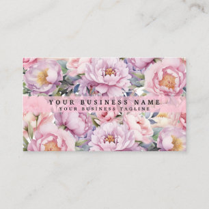 Pioenrozen Pioen Bloemen Visitekaartjes