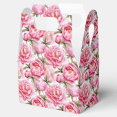 Pioenrozen Print Party Treat Box Bedankdoosjes (Geopend)