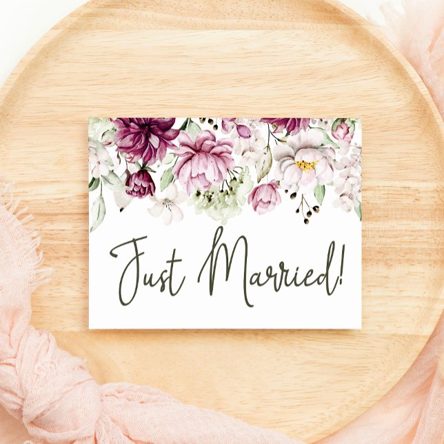 Pioenrozen Roze Bourgondië Bloem Just Married (Creator heeft geüpload)
