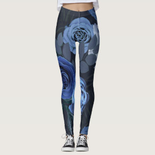 Pioenrozen Rozen: donkere bloemige Vintage. Leggings