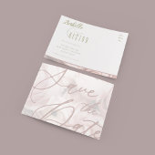 Pioenrozen Save the Date Sjabloon