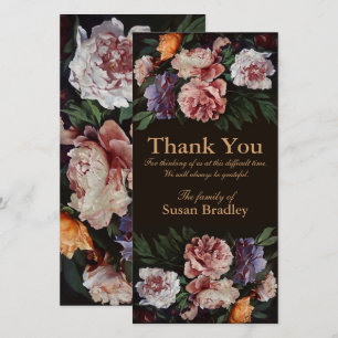 Pioenrozen Schilderij 3 Condoleance Dankjewel Foto Bedankkaart