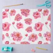 Pioenrozen Serie Design 11 Tissuepapier (Craft)