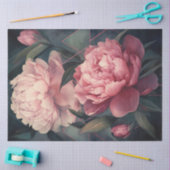 Pioenrozen Serie Design 6 Tissuepapier (Craft)