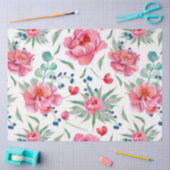 Pioenrozen Serie Design 9 Tissuepapier (Craft)