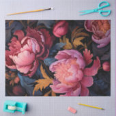 Pioenrozen Serie Ontwerp 12 Tissuepapier (Craft)