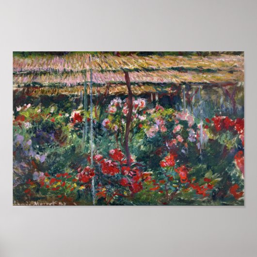 pioentuin | Claude Monet Poster (Voorkant)