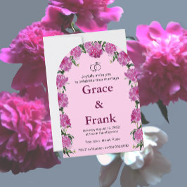 Pioenuitnodiging. Uitnodiging