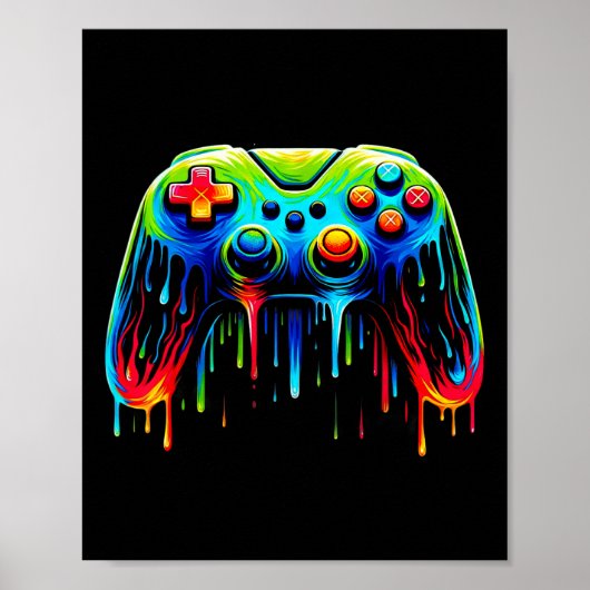 Pion For Gaming Gamer Graphic Design 3 Poster (Voorkant)