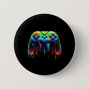 Pion For Gaming Gamer Graphic Design 3 Ronde Button 5,7 Cm