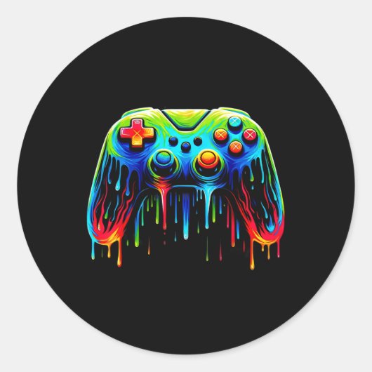 Pion For Gaming Gamer Graphic Design 3 Ronde Sticker (Voorkant)