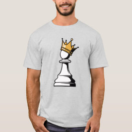 pion met een kroon t-shirt