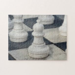 Pion Schaakspel Close-up Puzzel Art