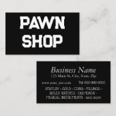 Pion Shop Koop & Verkoop Lening Hypotheek  Visitekaartje (Voorkant / Achterkant)