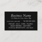 Pion Shop Koop & Verkoop Lening Hypotheek  Visitekaartje (Achterkant)