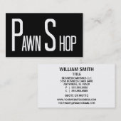 Pion Shop Word Visitekaartje (Voorkant / Achterkant)