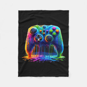 Pion voor gaming gamer grafisch ontwerp 1 fleece deken