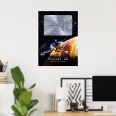 Pioneer 10 plaque - Poster (Thuiskantoor)
