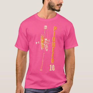 Pioneer 10 ruimtesonde planeet Jupiter zonnestelse T-shirt