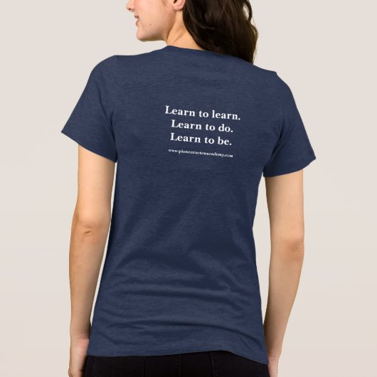 Pioneer Acton Academy Dames T-Shirt (Achterkant)