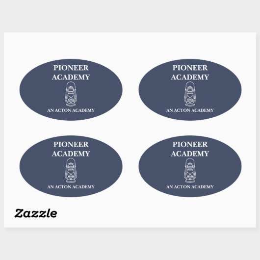 Pioneer Acton Academy Oval Sticker (Vel)